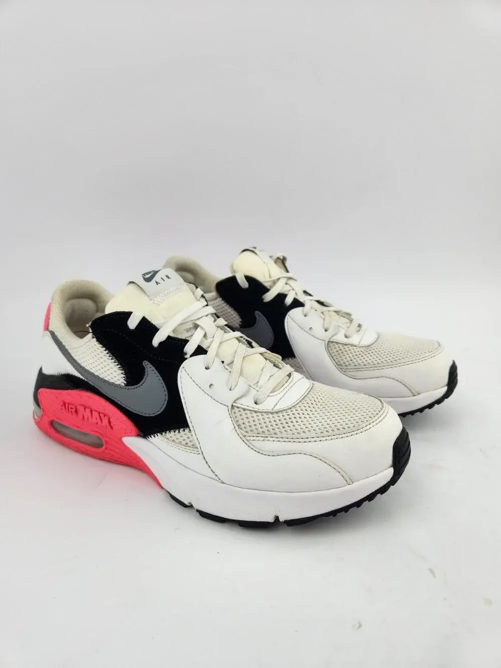 Nike Air Max Excee Shoes Womens Size 10 VT2 White Black Pink Sneakers CD5432-100
